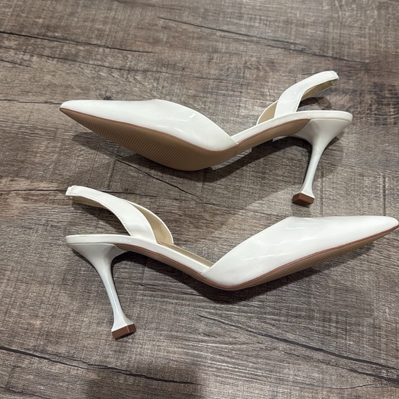 NWOB!! Marc Fisher - HADYA SLINGBACK PUMP - White - Size 11 - Picture 9 of 9